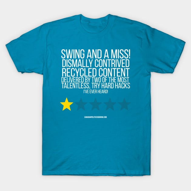 Swing and Miss T-Shirt by Canada Is Boring Podcast
